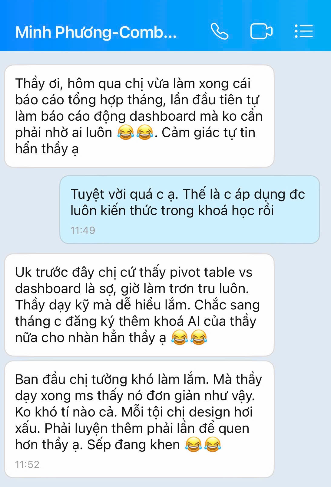 Feedback học viên 2